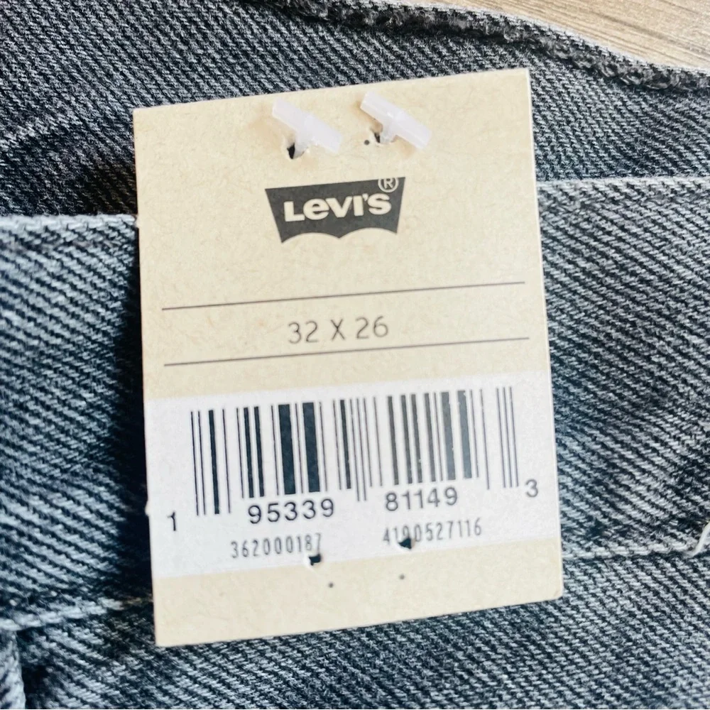 Levi’s 501 Original Cropped Black Jeans 32x26 NWT NEW! Unisex